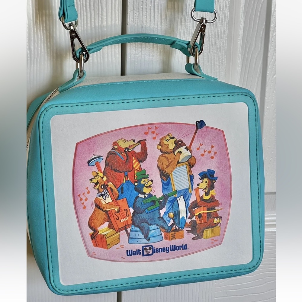 Loungefly Walt Disney World 50th Anniversary  Mickey Mouse Friends Lunchbox Bag